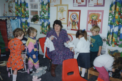 Davids mum came to help