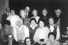 The newly formed Wheatley Hill Indoor Bowls Club, 1978.