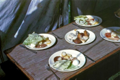 Food at School Camp 1951