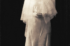Gladys Smith at her Confirmation, 1930s.