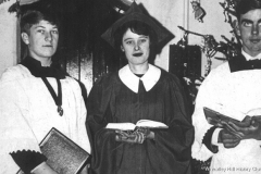 The Choir of All Saints Church, Wheatley Hill, 1960s.