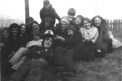 All Saints Youth Club, 1969/1970. Watching a football match in the Fire Station Field.
