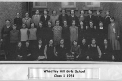 WHill Girls School 1931Class 1