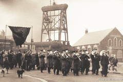 Wheatley Hill Colliery Band 1947. Vesting Day