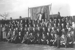 Wheatley Hill Lodge with new banner 1950