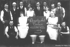 Wheatley Hill Colliery 1926 Strike. Canteen Staff, Temperance Hall.