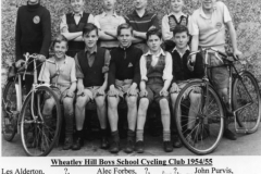 WHill Boys School Cycling Club 1954.55