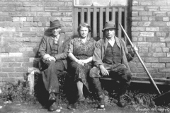 Rock Farm - no date: Robert, Ruth and William Gregory