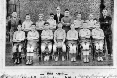 W Hill footballers 1948-49
