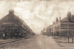 Front Street, late 1890s/early 1900s: The Nimmo Hotel (right) opened August 1874