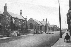Front Street, c.1910: Wheatley Hill Schools