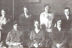 Teachers 1920s - Miss Alderslade Front left