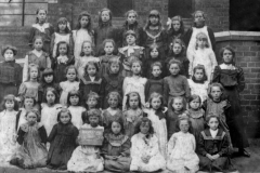 Group 3 1898 - Third Row Down: 1st Child Charlotte Wylie married Thomas Freeman