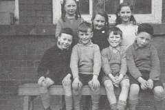 Junior School 1948 - June Henderson, Lucy Chaffer, Betty Burdett ?? Cowan, Billy Craggs, Eric Bell, Paul Harper
