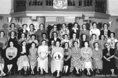 Wheatley Hill Mothers Club, 1953, celebrating the Coronation of Queen Elizabeth II.