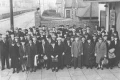The Over Sixties Club outside the Regal Cinema - no date.