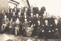 Building Aged Miners Homes, 1925.