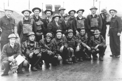 Wheatley Hill Colliery Civil Defence Rescue Team, 1950s.