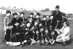 Walter Saxby with the Wheatley Hill Cubs, 1962.