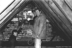 The Old Scouts Dismantling the Clock from the Senior Boys School, October 1982.