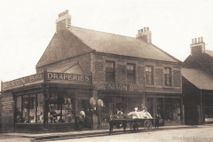Nixon's Drapers, opposite Nimmo Hotel, Front Street, c.1910s