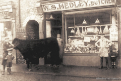 Hedley's Butchers, Front Street, c.1930.