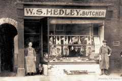 Hedley's Butchers, Front Street - no date.