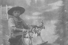 Peace Celebrations, 1918:Joe Holdcroft, winner of the 1st Prize in the Fancy Dress.