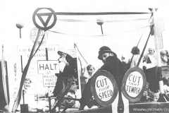 Wheatley Hill Carnival, 1960s:Robert, Brenda & Tommy Hodgson, Terry ? and Ann Ritchie.