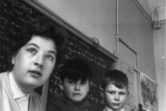 Marion Hutchinson with pupils, late 1950s