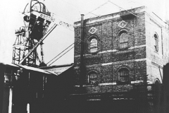 Wheatley Hill Colliery, c.1950s:Landing and loading point (loader head left background)]