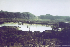 Draining of Burns Pond, late 1970s