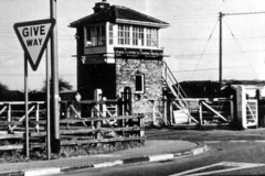 Signal Box at Thornley Crossings, c. 1970