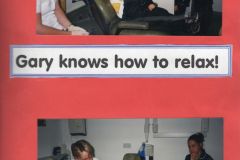 Gary knows how to relax