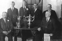 Darts and Dominos Club, Wheatley Hill Workingmen's Club, 1930.